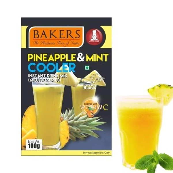 Bakers Pineapplemint Instant Drink Mix Mojito Series, 80g - 80g