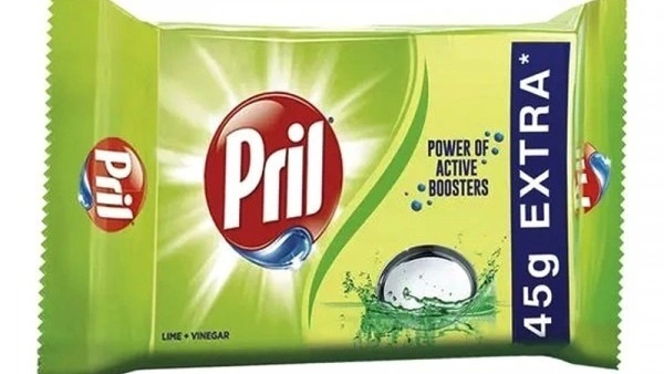 Pril Dishwash Bar with Lime + Vinegar, 125g - 125g