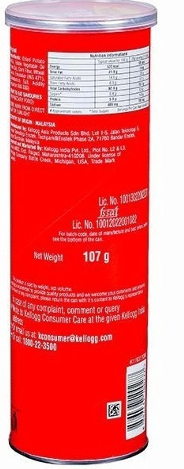 Pringles Potato Crisps Orginal, 110g - 110g
