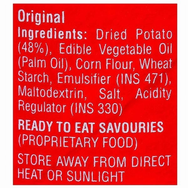 Pringles Potato Crisps Orginal, 110g - 110g