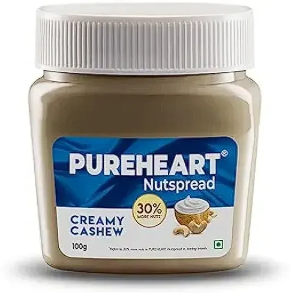 Pure Heart Nut Spread Creamy Cashew, 100g - 100g
