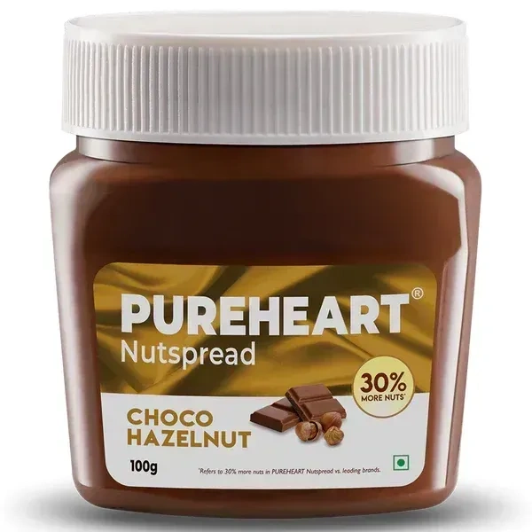 Pure Heart Pureheart Nut Spread Choco Hazelnut, 160g - 100g
