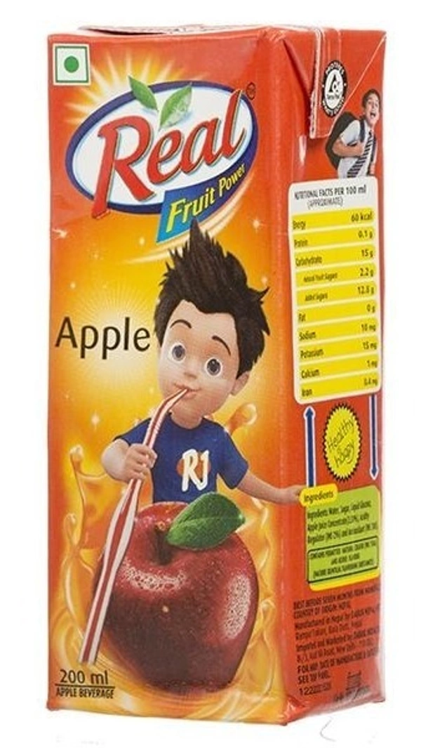 Real Fruit Power Apple Juice 200 ml - 200ml