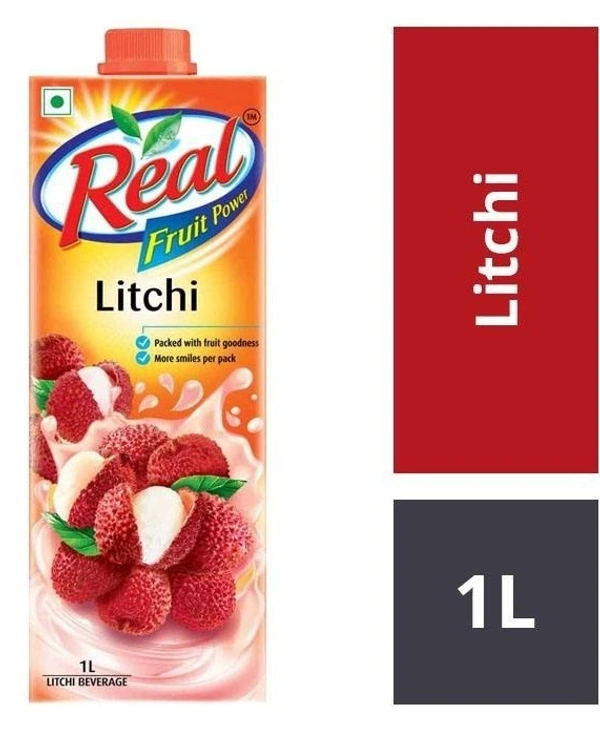 Real Juice - Fruit Power Litchi, 1 L - 1L