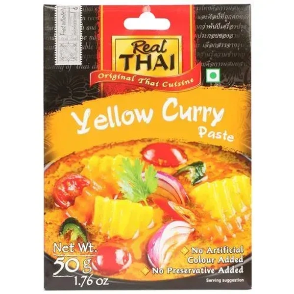 Real Thai Yellow Curry Paste Pouch, 50g - 50g