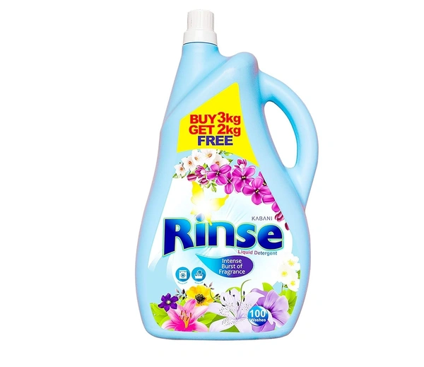 Rinse Detergent Liquid Buy 3 kg Get 2 kg Free Can, 5 kg - 5 Kg