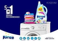 Rinse Detergent Liquid Buy 3 kg Get 2 kg Free Can, 5 kg - 5 Kg