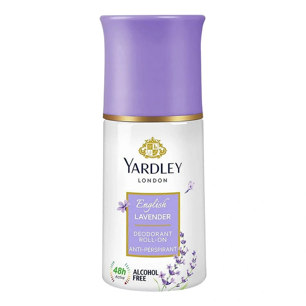 Yardley London English Lavender Deodorant Roll On, 50 ml - 50 ml