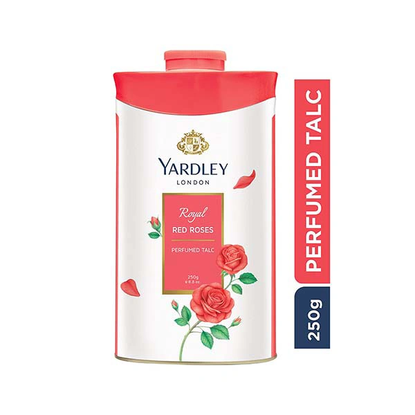 Yardley London Royal Red Roses Perfumed Talc, 250g - 250g