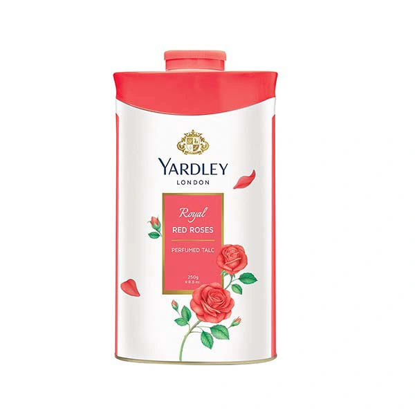 Yardley London Royal Red Roses Perfumed Talc, 250g - 250g