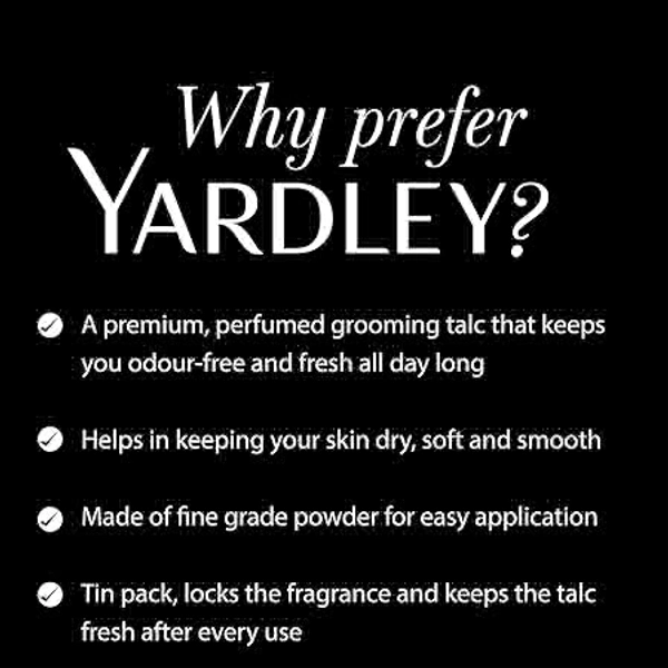 Yardley London Gold Deodorizing Talc, 100g - 100g