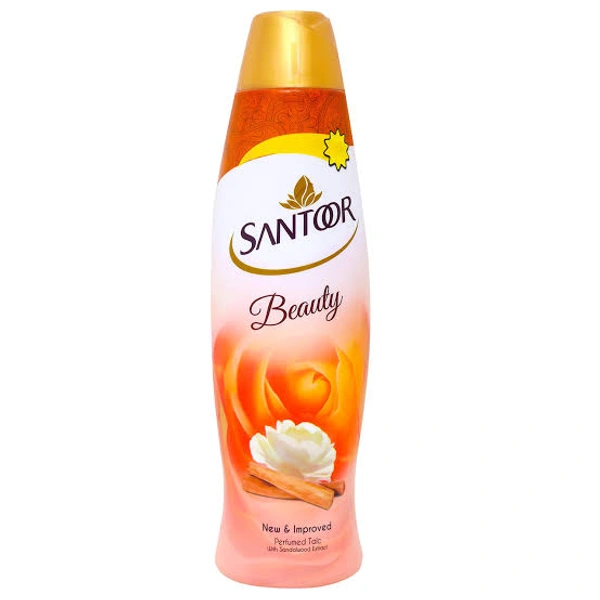 Santoor Beauty Perfumed Talc, 400g - 400g