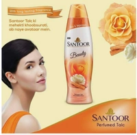 Santoor Beauty Perfumed Talc, 400g - 400g