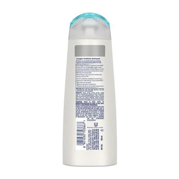 Dove Oxygen Moisture Shampoo, 180 ml - 180 ml