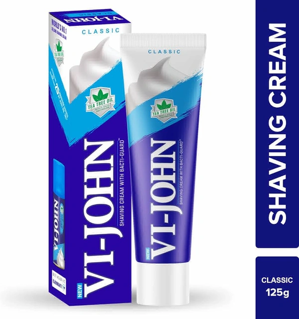 Vi-john Vi-John Shaving Cream With BactiGuard, 125g - 125g