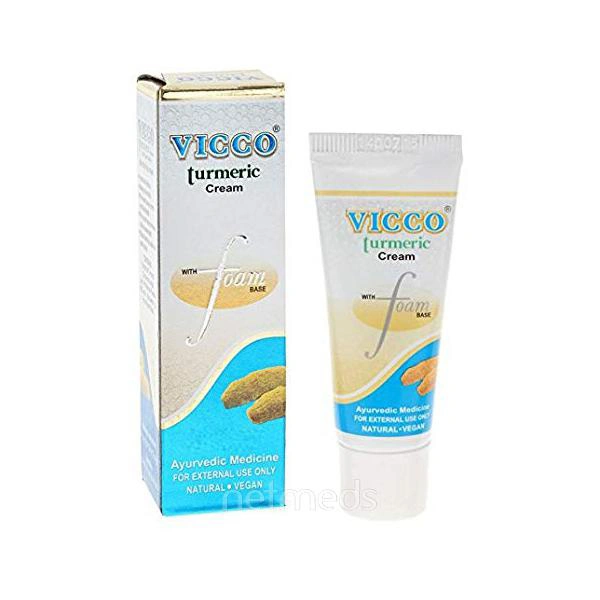 Vicco Turmeric Cream With Foam Base, 15g - 15g