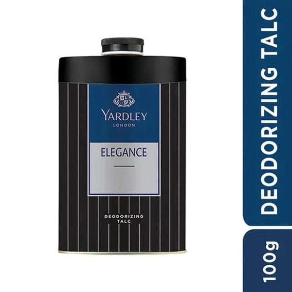 Yardley London Elegance Deodorizing Talc, 100g - 100g