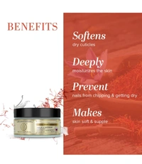 Khadi Herbal Milk and Saffron Hand Cream, 100g - 100g