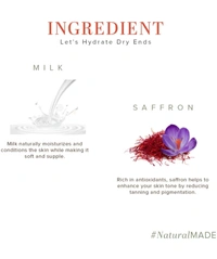 Khadi Herbal Milk and Saffron Hand Cream, 100g - 100g