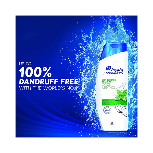 Head & Shoulders Head& Shoulders Anti Dandruff Shamboo Cool Menthol, 180 ml - 180 ml