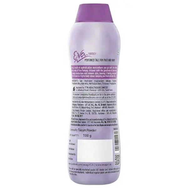 Eva Fantasy Perfumed Talc Floral Fun, 100g - 100g