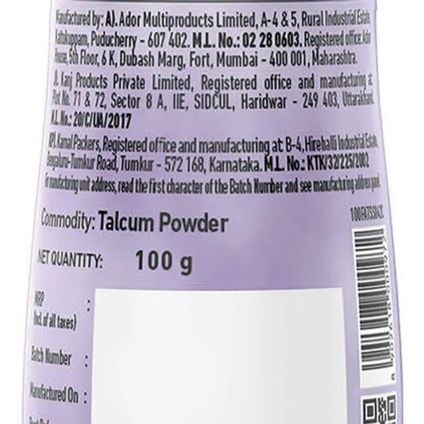 Eva Fantasy Perfumed Talc Floral Fun, 100g - 100g