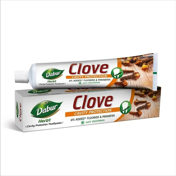 Dabur Herb'l Clove Cavity Protection Toothpaste, 50g - 50g