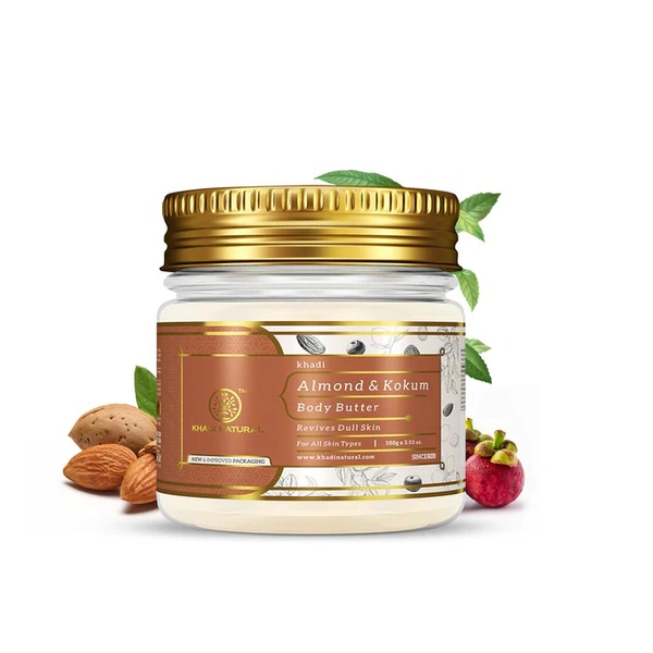 Khadi Herbal Almond And Kokum Body Butter, 100g - 100g