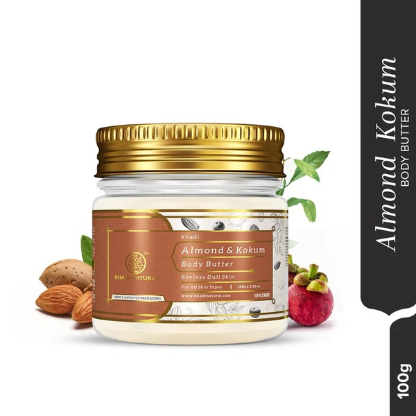Khadi Herbal Almond And Kokum Body Butter, 100g - 100g