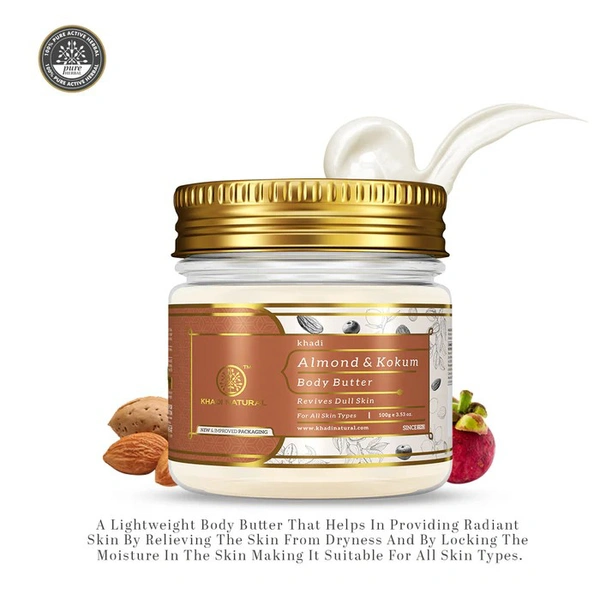 Khadi Herbal Almond And Kokum Body Butter, 100g - 100g