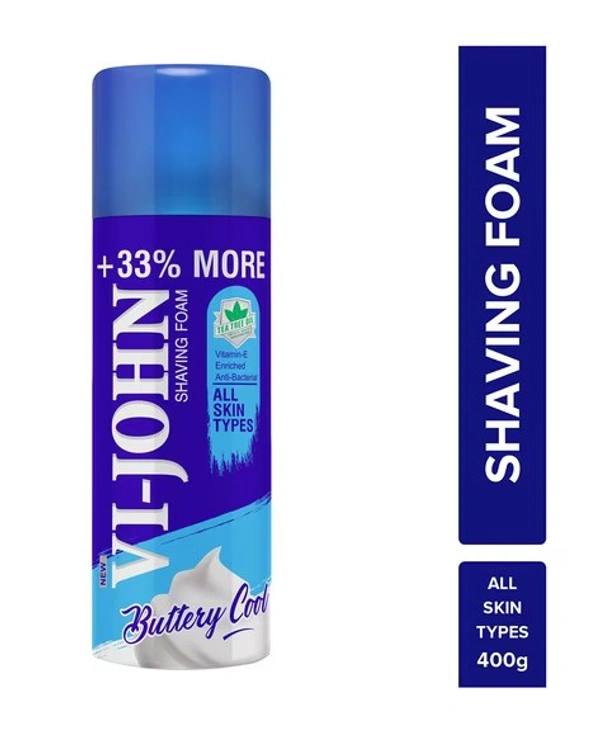 Vi-john Vi-John Shaving Foam All Skin Type, 400g - 400g