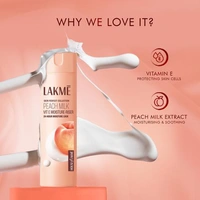 Lakme Peach Milk Moisturizer Body Lotion, 200 ml - 120 ml