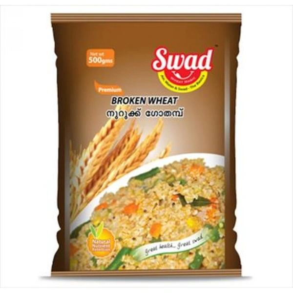 Swad Broken Wheat, 500g - 500g