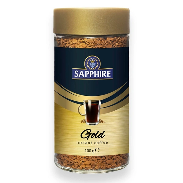 Sapphire Gold Instant Coffee, 100g - 100g