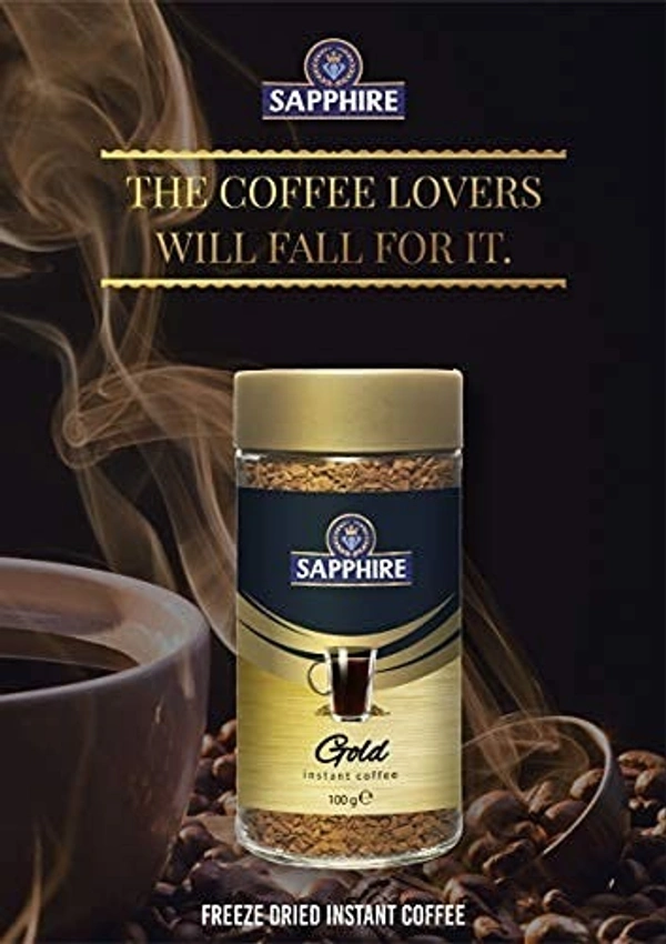 Sapphire Gold Instant Coffee, 100g - 100g