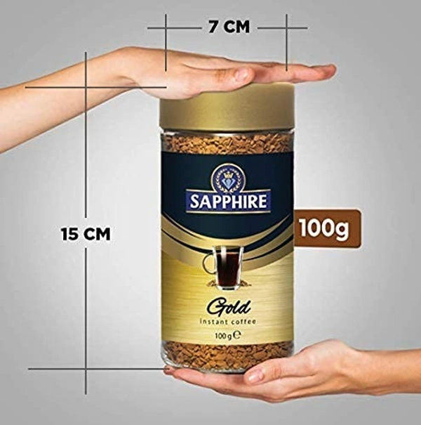 Sapphire Gold Instant Coffee, 100g - 100g
