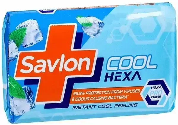 Savlon Bathing Soap Cool Hexa, 45g - 45g