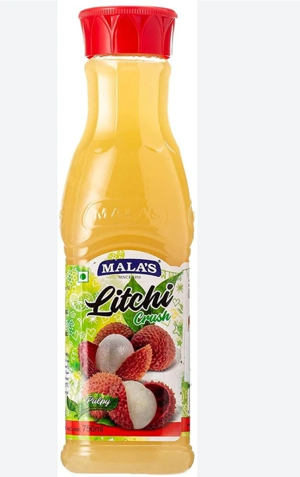 Mala's Litchi Crush, 750ml Bottle - 750ml