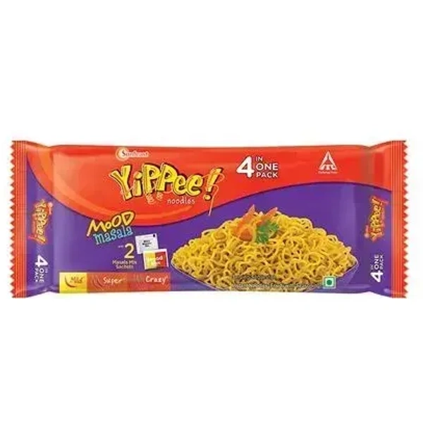 Sunfeast Yippee Noodles Mood Masala Family Pack, 260g - 280g