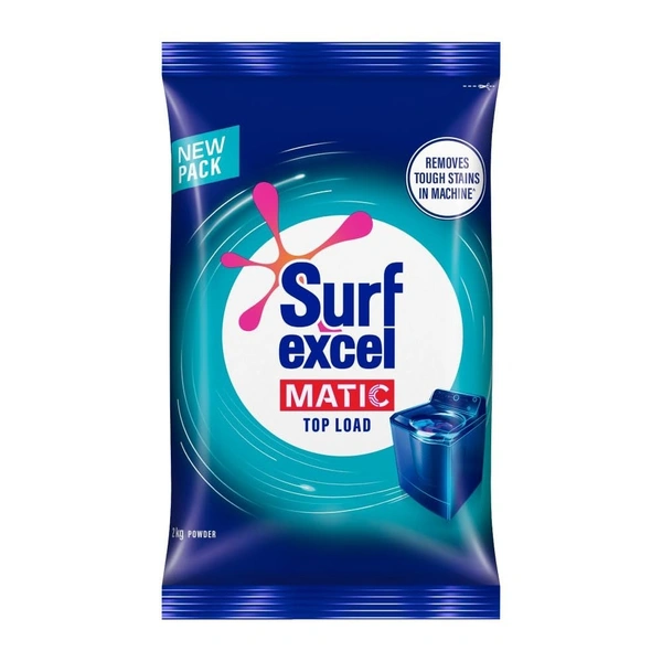 Surf Excel Matic Top Load Detergent Powder, 2 kg - 2 kg