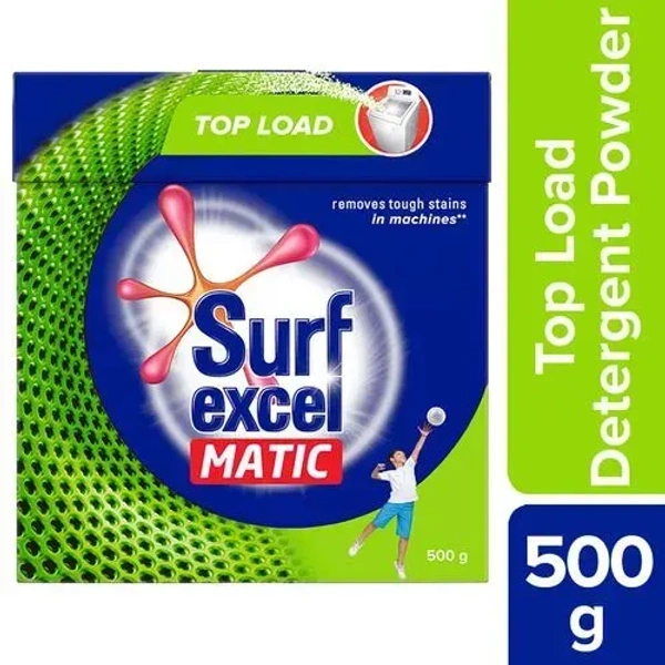 Surf Excel Matic Top Load Detergent Powder, 500g - 500g