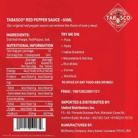 Tabasco Pepper Sauce Bottle, 60 ml - #REF!