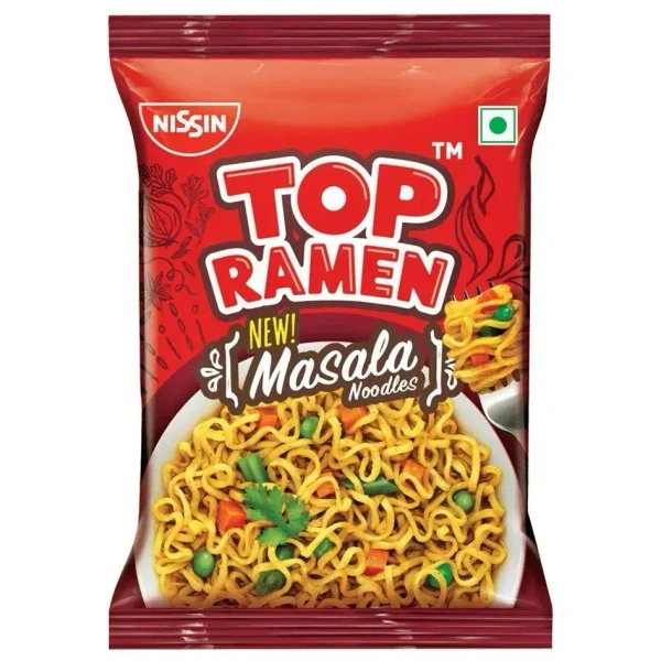 Top Ramen New Masala Noodles, 60g - 60g