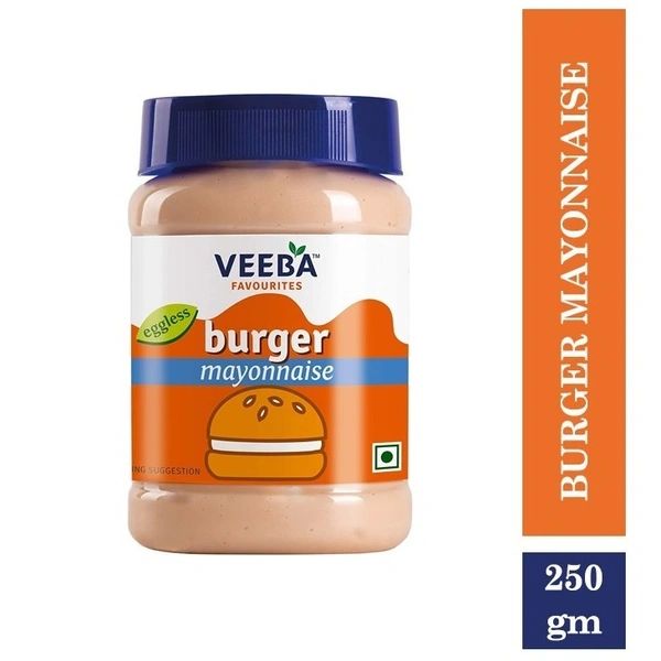Veeba Favourites Burger Mayonnaise (Eggless), 250g