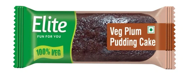 Elite Veg Plum Pudding Cake - 1-pcs