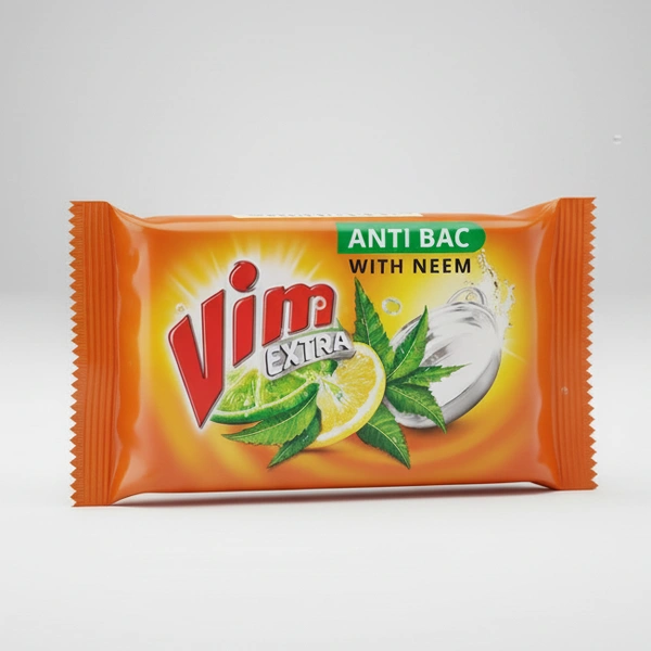 Vim Dishwash Bar Extra Anti Bac with Neem, 300g - 300g