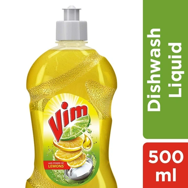 Vim Dishwash Liquid Lemon, 500 ml - 500 ml