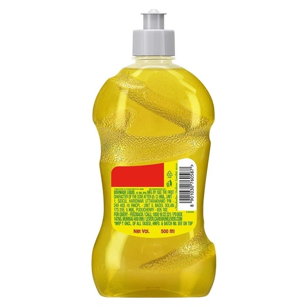 Vim Dishwash Liquid Lemon, 500 ml - 500 ml