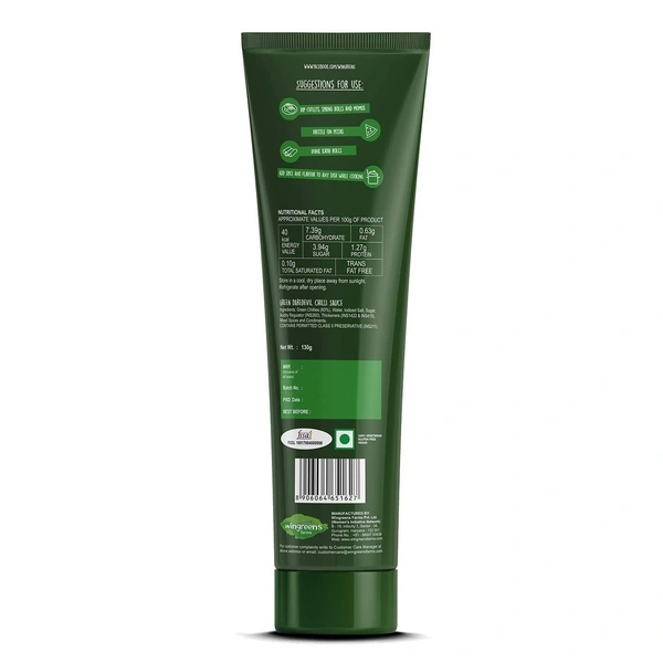 Wingreens Green Daredevil Chilli Sauce, 100g - 100g