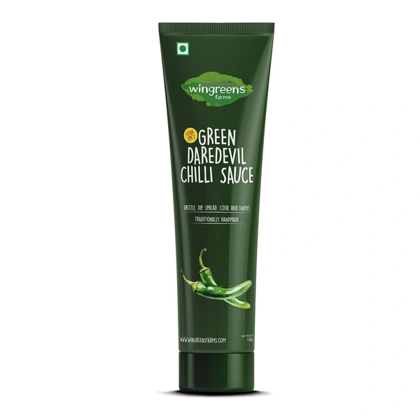 Wingreens Green Daredevil Chilli Sauce, 100g - 100g